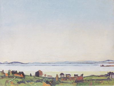 Lake Geneva from Lausanne by Ferdinand Hodler